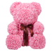 Beauty And The Beast XL Teddy Bear Pink Roses